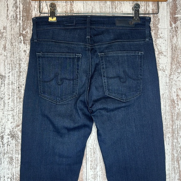 AG Adriano Goldschmied The Farrah Skinny High Rise Dark Wash Skinny Jeans Sz 26R - Picture 6 of 13